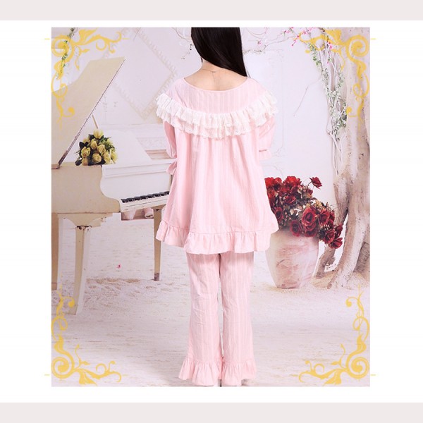 Lolita Cotton & Lace Pajamas Set