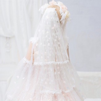 Flower Fairy Classic Lolita Style Veil (CH12A)