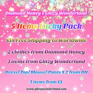 Diamond Honey x Glitzy Wonderland Lucky Bag $59 for 5 items (LP21)
