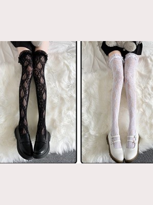 Lace Lolita Over Knee Socks Otks (IS02)