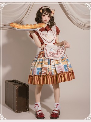 Annie's Afternoon Tea Sweet Lolita 3pc Outfit by YingLuoFu (SF113)