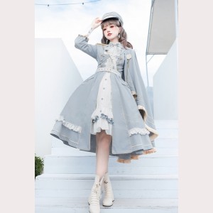 Starry Sea Fantasy Military Lolita Dress OP By YingLuoFu (YF201)